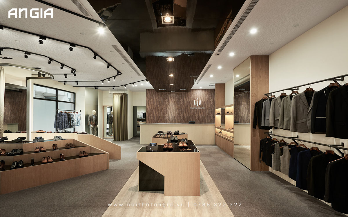 Tinh Tế Và Chất Lượng: Thiết Kế Và Thi Công Shop Thời Trang Nam Đẳng Cấp