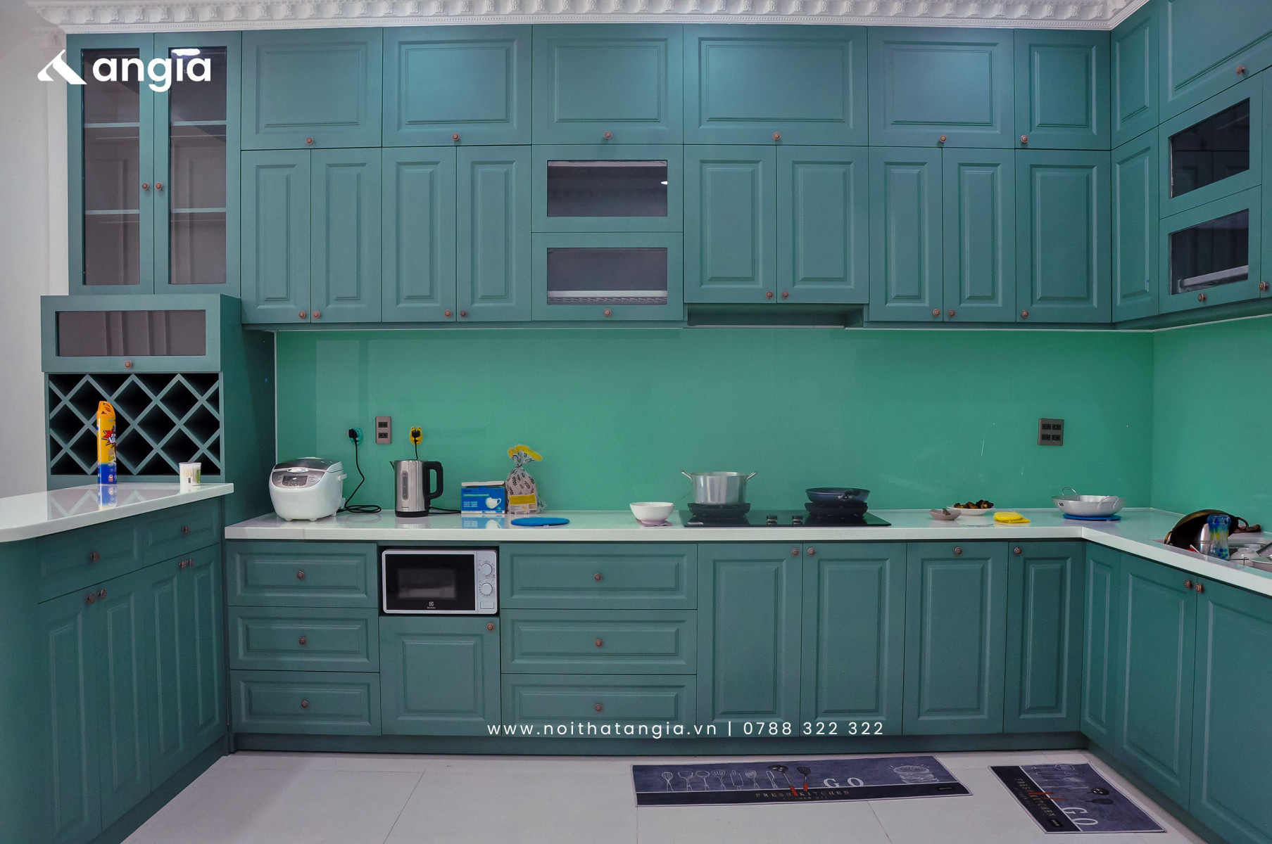 Thi Công Tủ Bếp Tân Cổ Điển Tại Cần Thơ