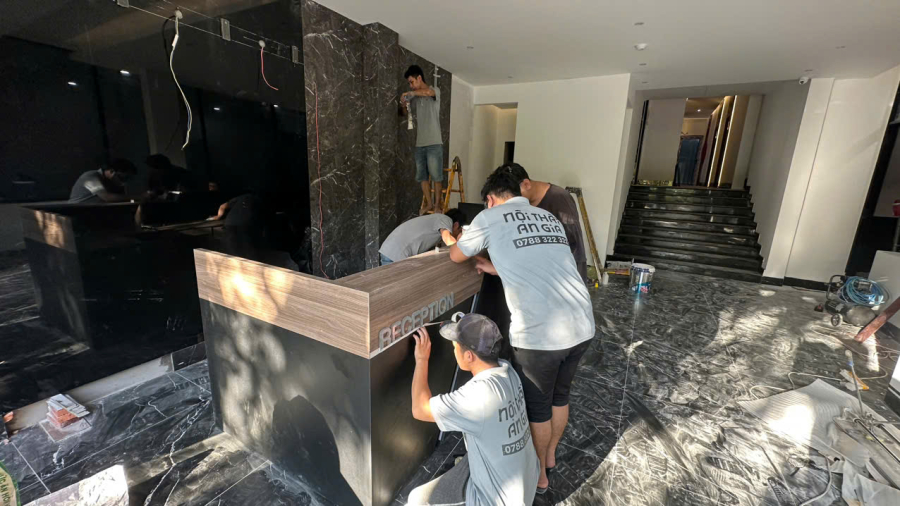 THI CÔNG KHÁCH SẠN LION 12 HOTEL - CẦN THƠ