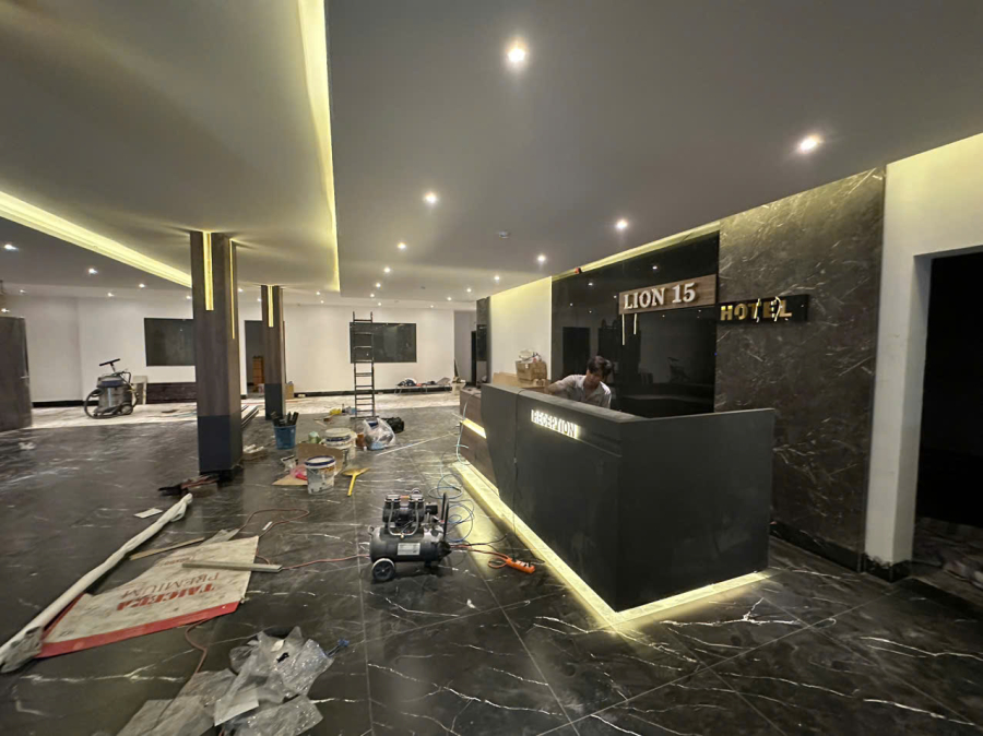 THI CÔNG KHÁCH SẠN LION 15 HOTEL - CẦN THƠ