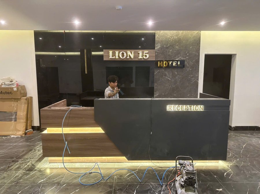 THI CÔNG KHÁCH SẠN LION 15 HOTEL - CẦN THƠ