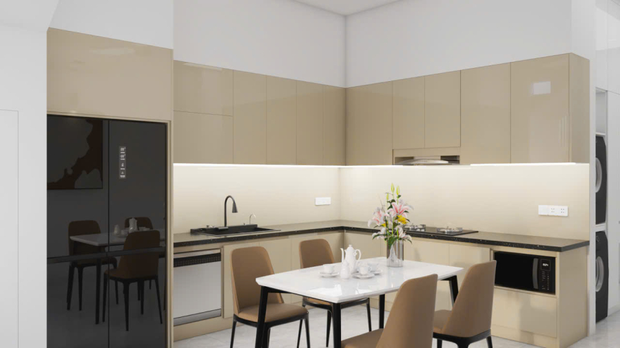 THIẾT KẾ THI CÔNG NỘI THẤT NHÀ PHỐ KDC 91B - CẦN THƠ