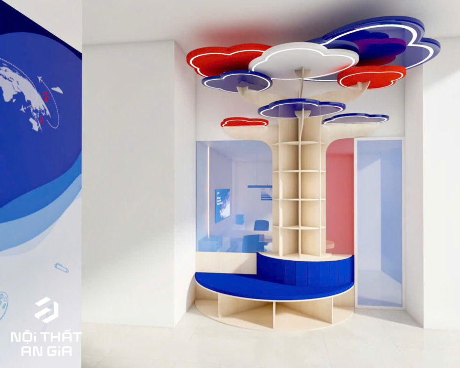 THIẾT KẾ NỘI THẤT TRUNG TÂM ANH NGỮ GIA VIỆT