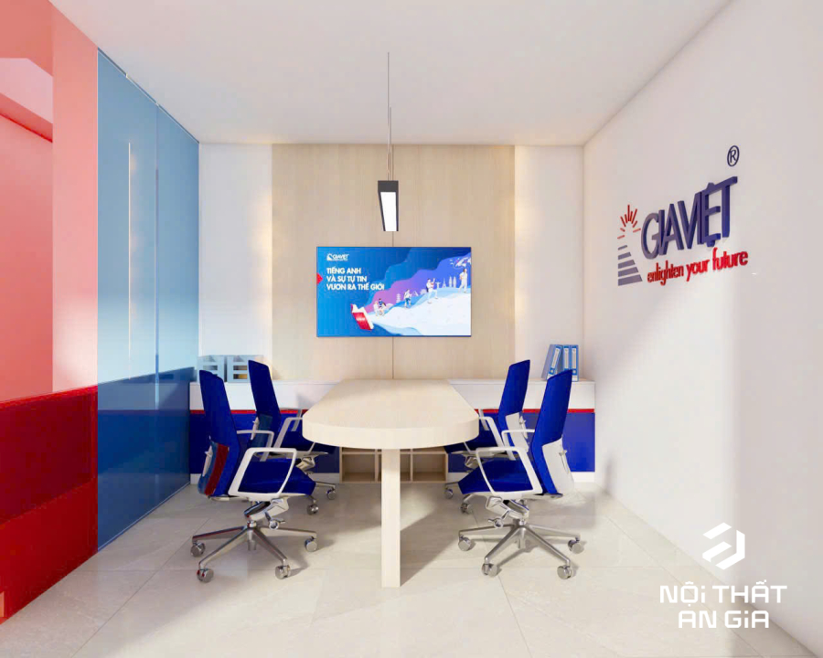 THIẾT KẾ NỘI THẤT TRUNG TÂM ANH NGỮ GIA VIỆT